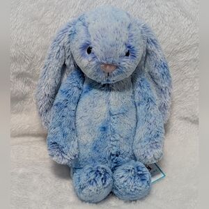 SOLD - Custom Jellycat Medium Blue Bunny